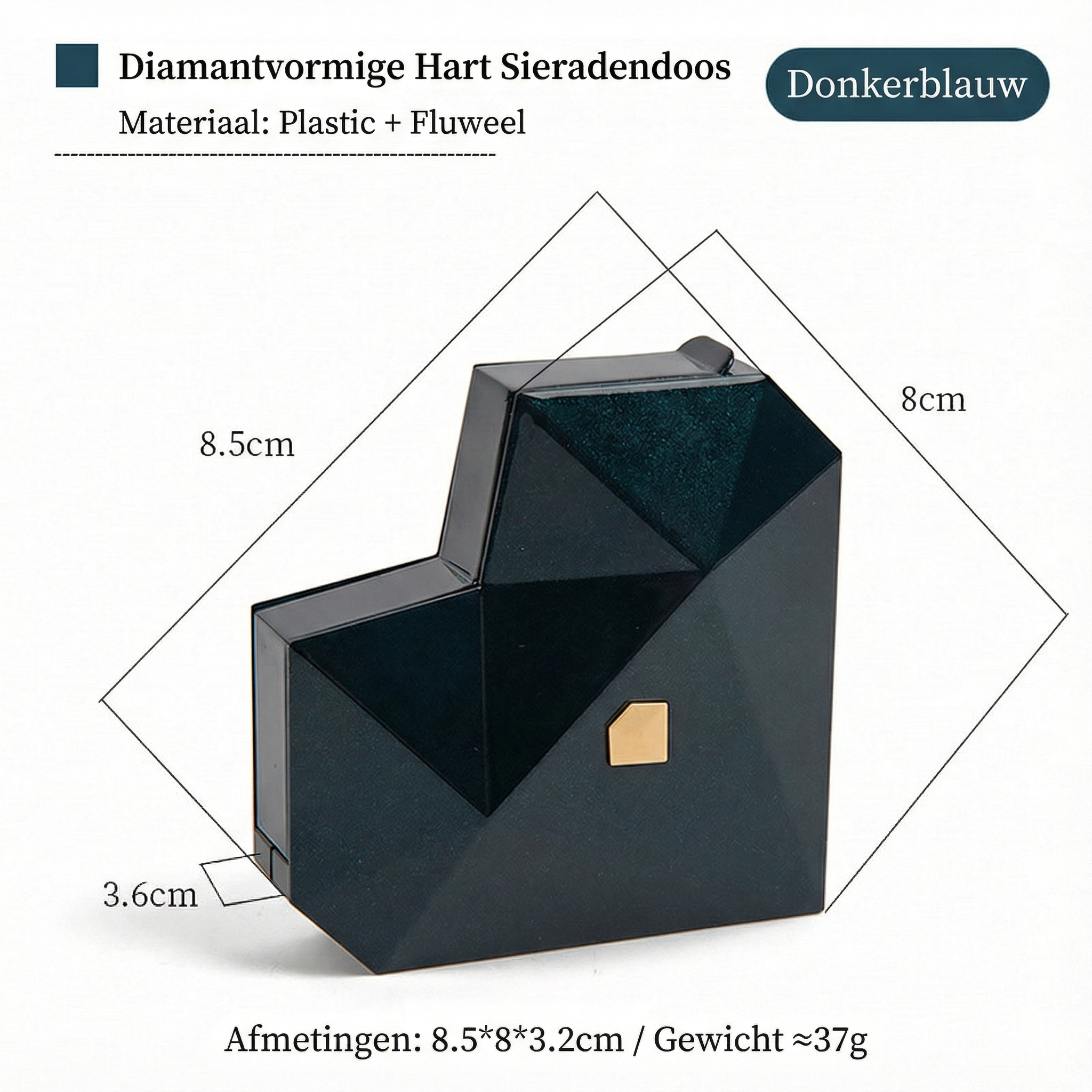 Luxuriöse Schmuckschatulle mit Herzdesign – Überraschungselement – Lamylie