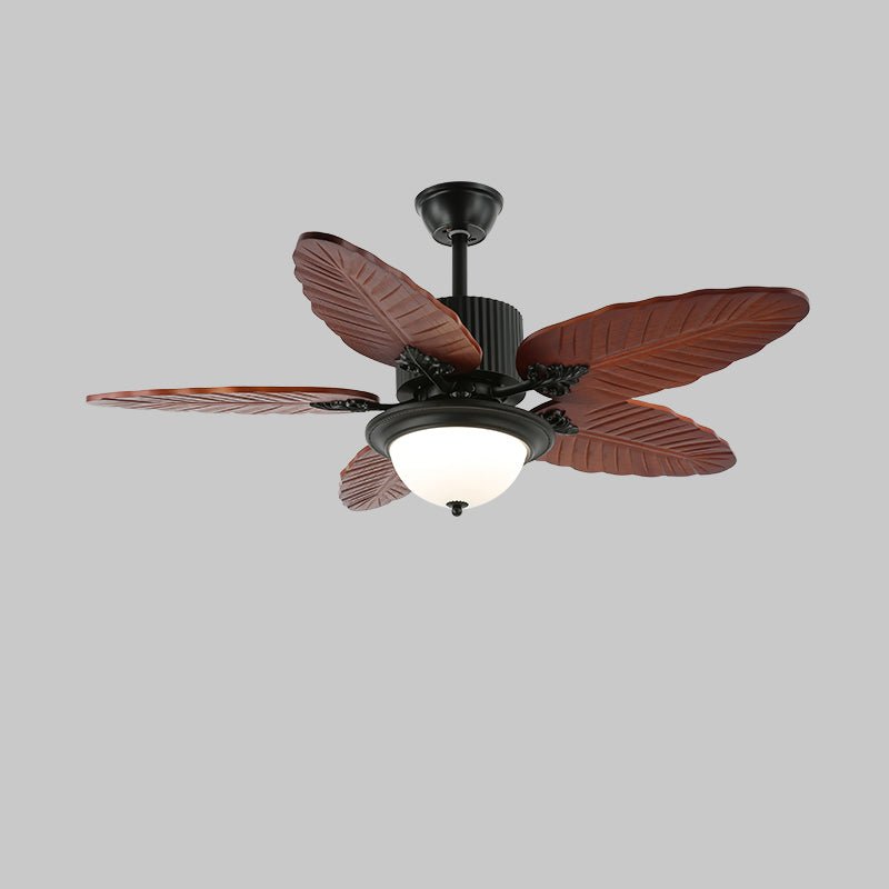 Deckenventilator mit Holzflügeln und Beleuchtung | Modernes Design mit 6 Geschwindigkeitsstufen – Lamylie
