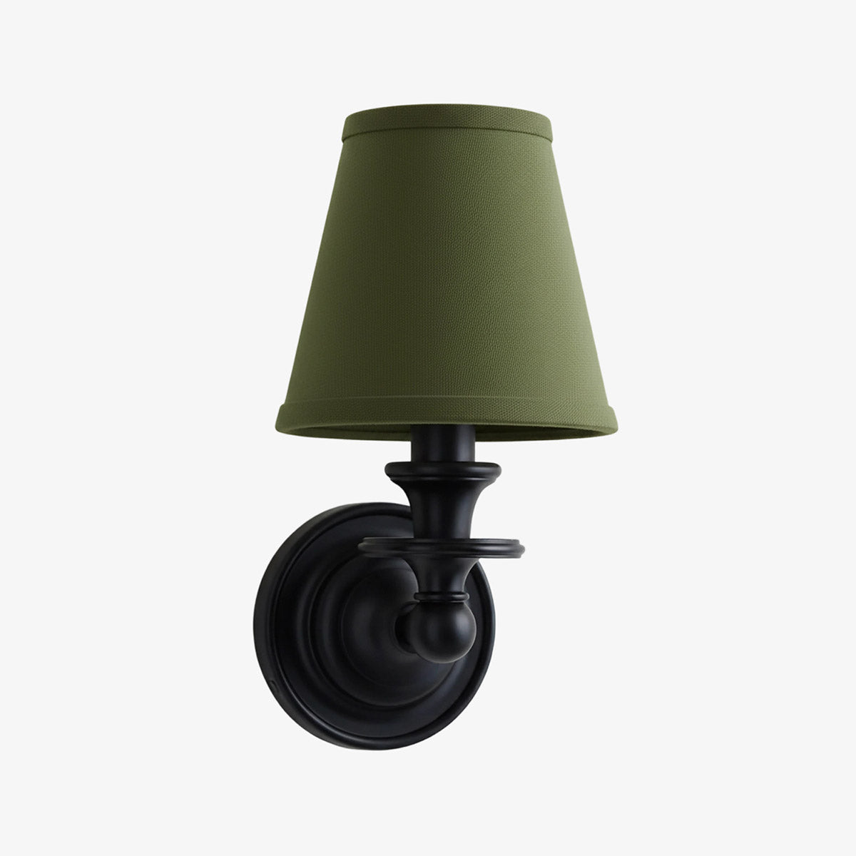 Wall Lamp with Fabric Shade and Gooseneck Arm | Wrought Iron Fixture with Adjustable Reading Lamp - Lamylie