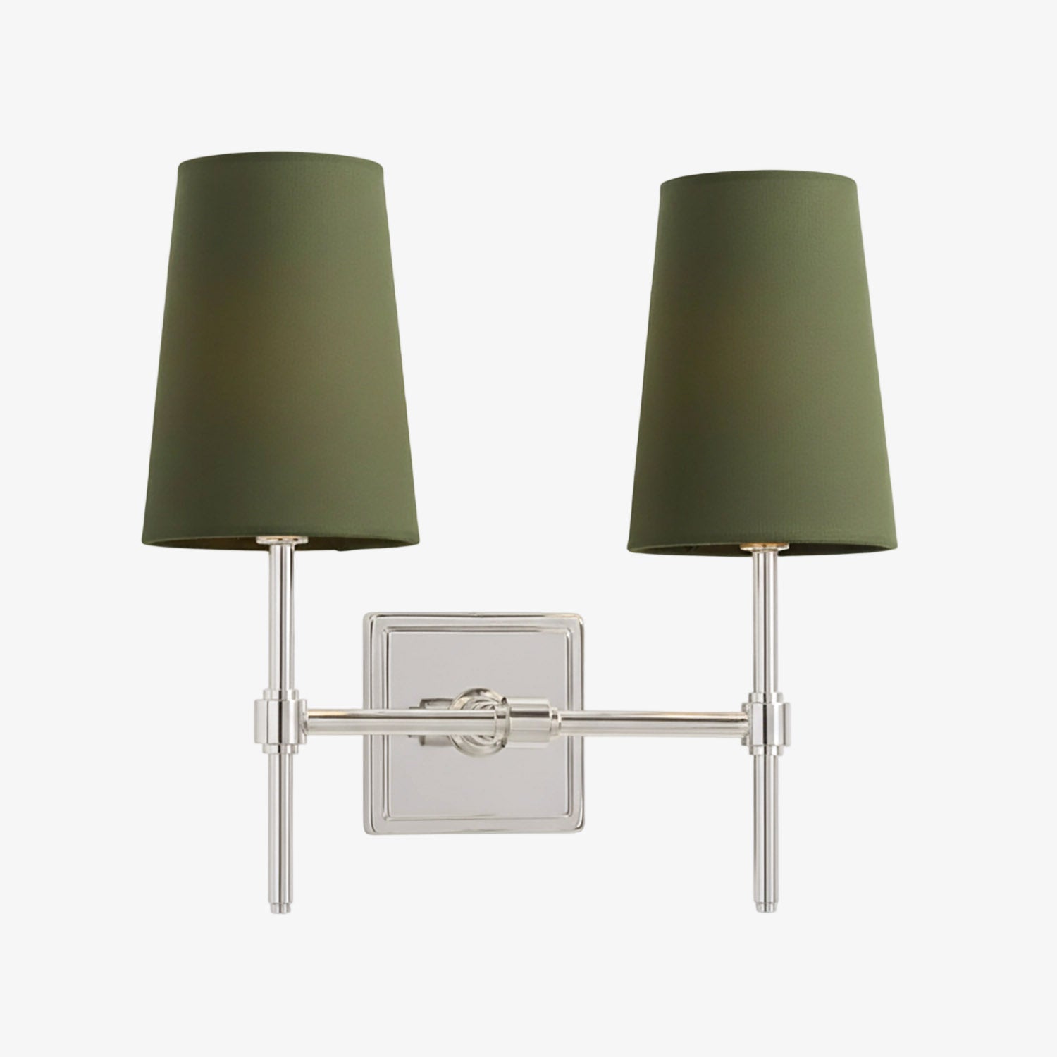 Wandleuchte mit Leinen-Schirm - Retro Metallwandleuchte für Schlafzimmer und Flur - Lamylie