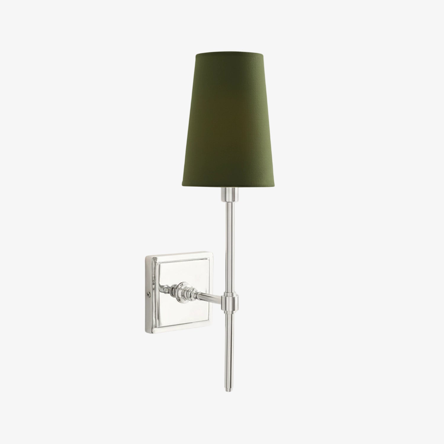 Wandleuchte mit Leinen-Schirm - Retro Metallwandleuchte für Schlafzimmer und Flur - Lamylie