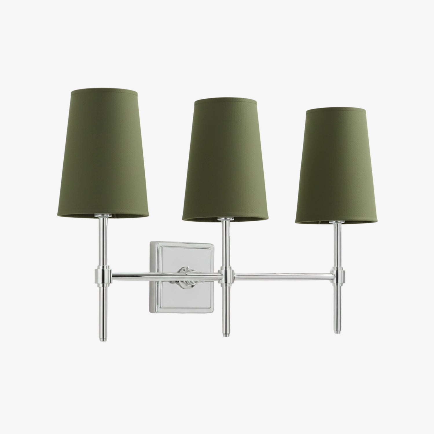 Wall Lamp with Linen Shade - Retro Metal Wall Lighting for Bedroom and Hall - Lamylie