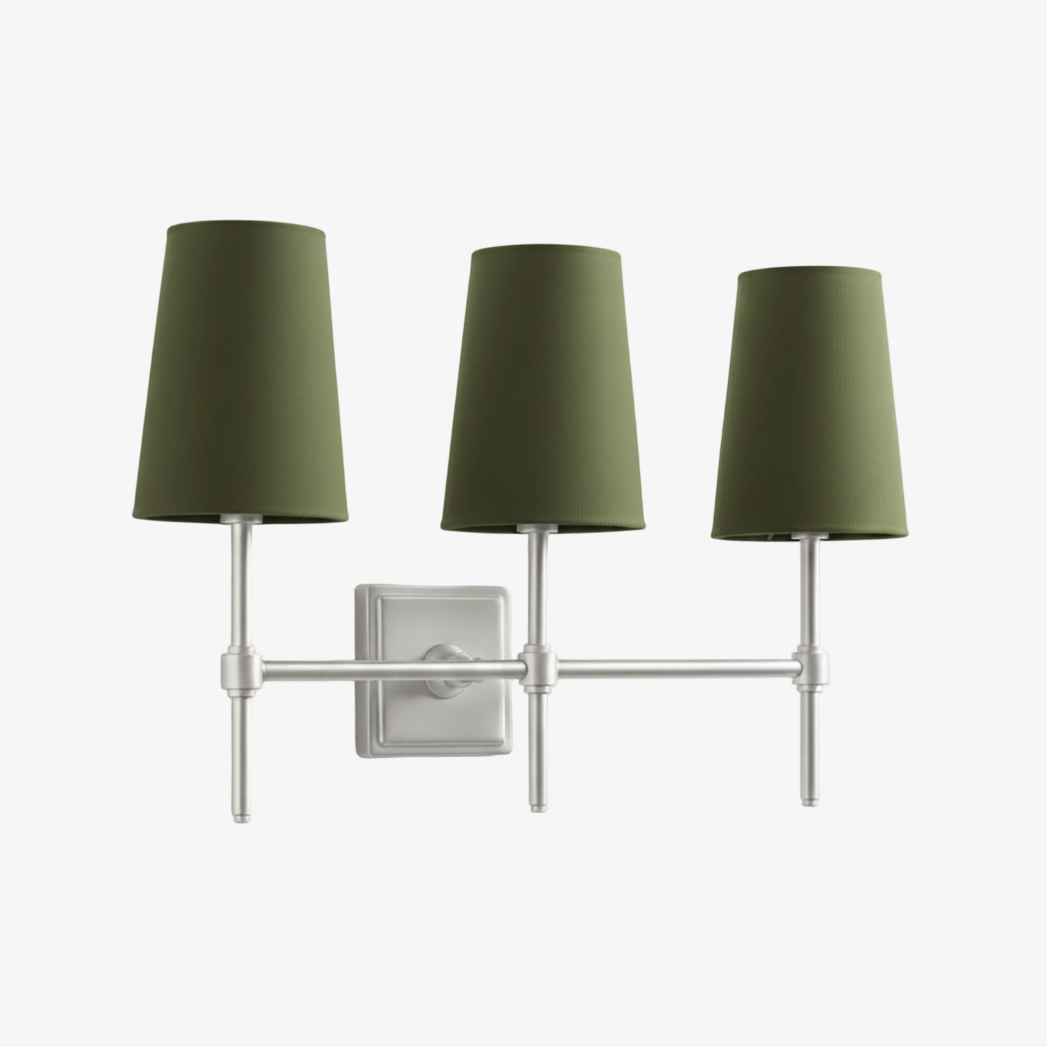 Wandleuchte mit Leinen-Schirm - Retro Metallwandleuchte für Schlafzimmer und Flur - Lamylie