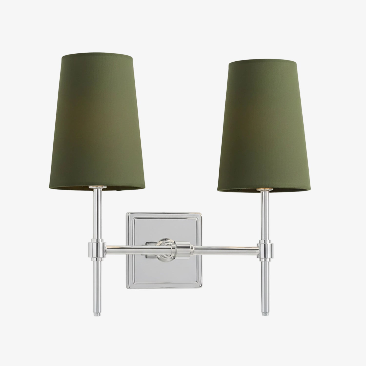 Wall Lamp with Linen Shade - Retro Metal Wall Lighting for Bedroom and Hall - Lamylie