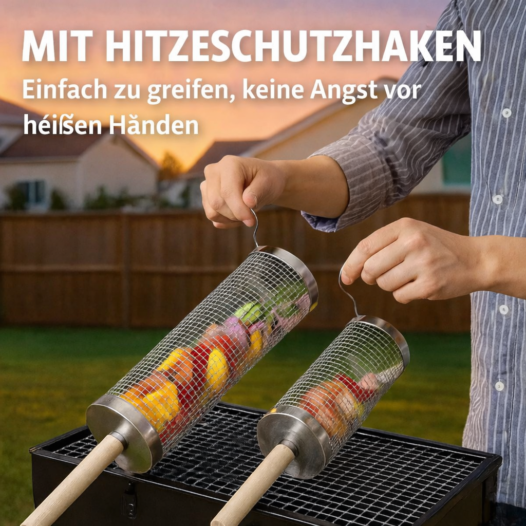 Grill Basket for BBQ – Hassle-Free Cooking - Lamylie