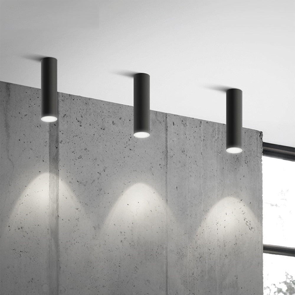 Spot LED modular NovaLume cu tub — Montaj aparent, sistem cu lungime reglabilă