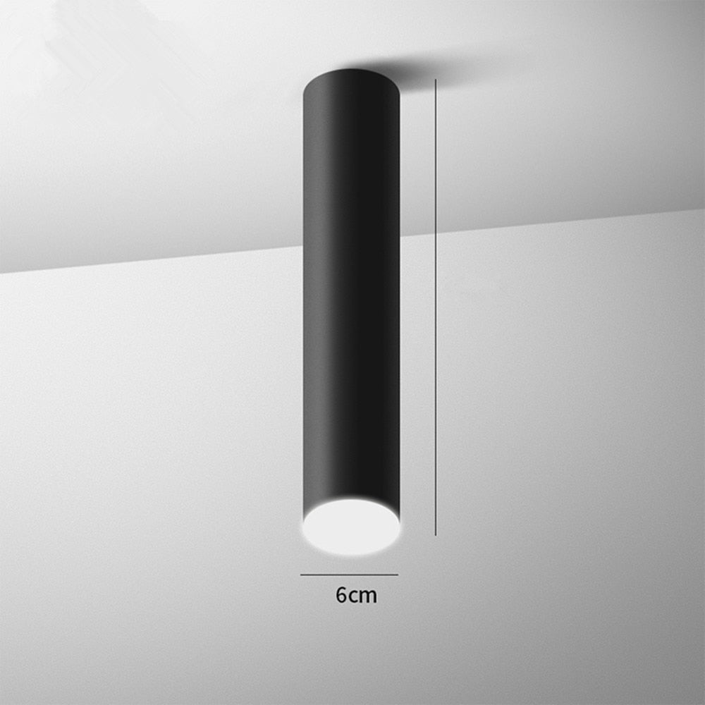 Spot LED modular NovaLume cu tub — Montaj aparent, sistem cu lungime reglabilă