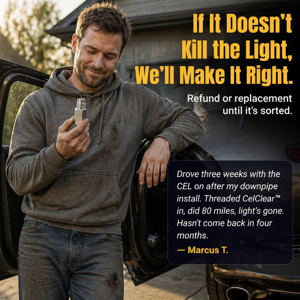 CelClear O2 Sensor Spacer — Kill the Check Engine Light Without Pulling the Cat - Lamylie