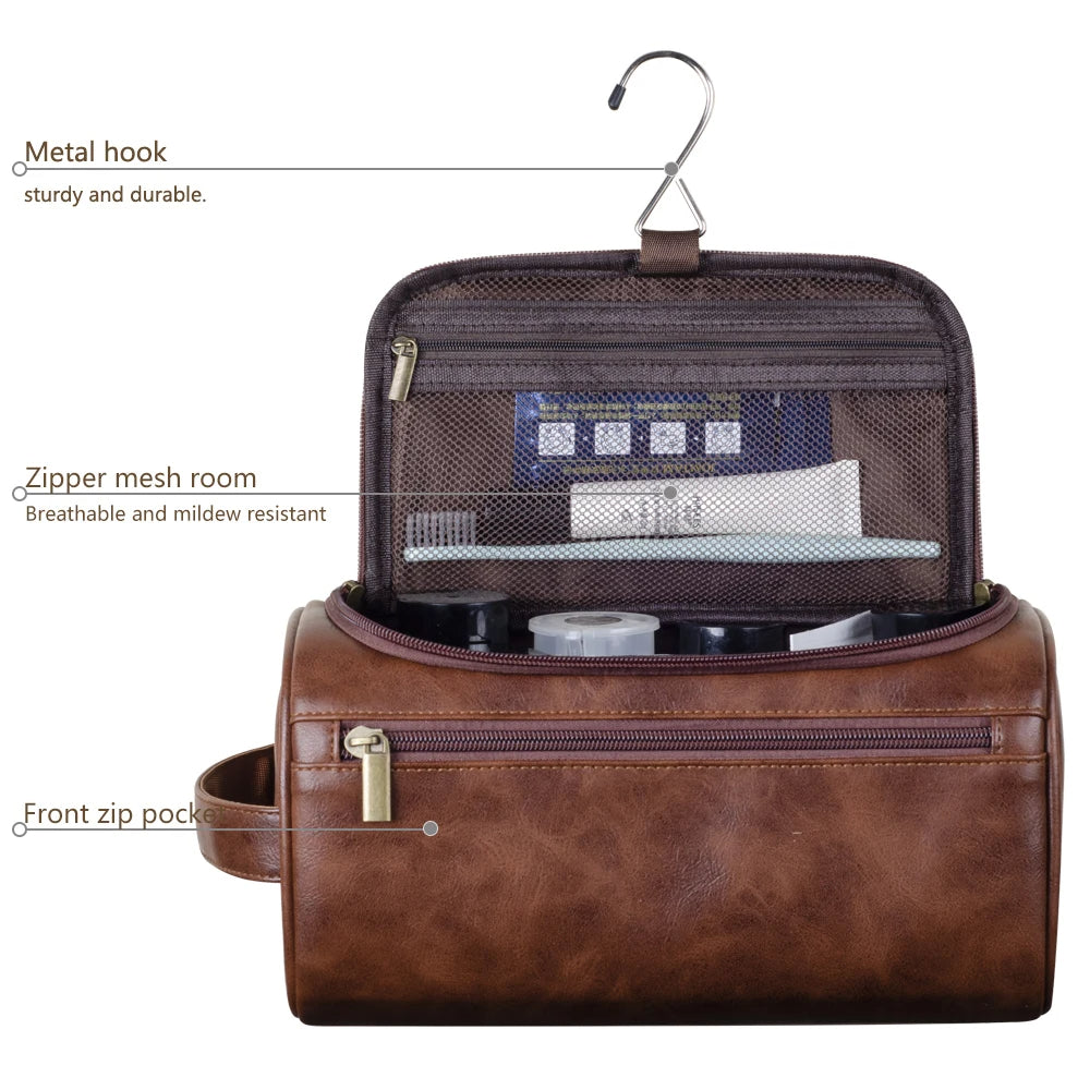 Men's Travel Toiletry Bag with Hook - Lamylie