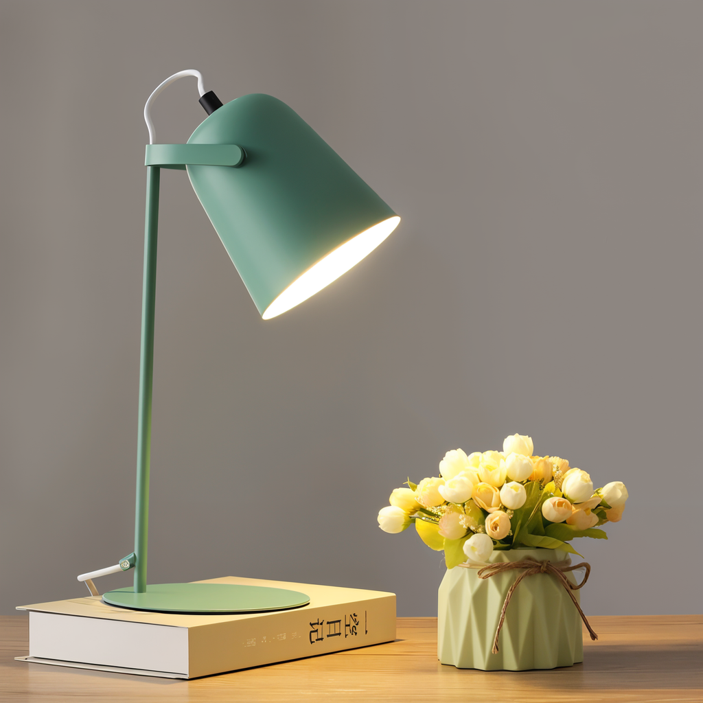 Macaron-skrivbordslampa med justerbar arm | Skandinavisk design – Lamylie