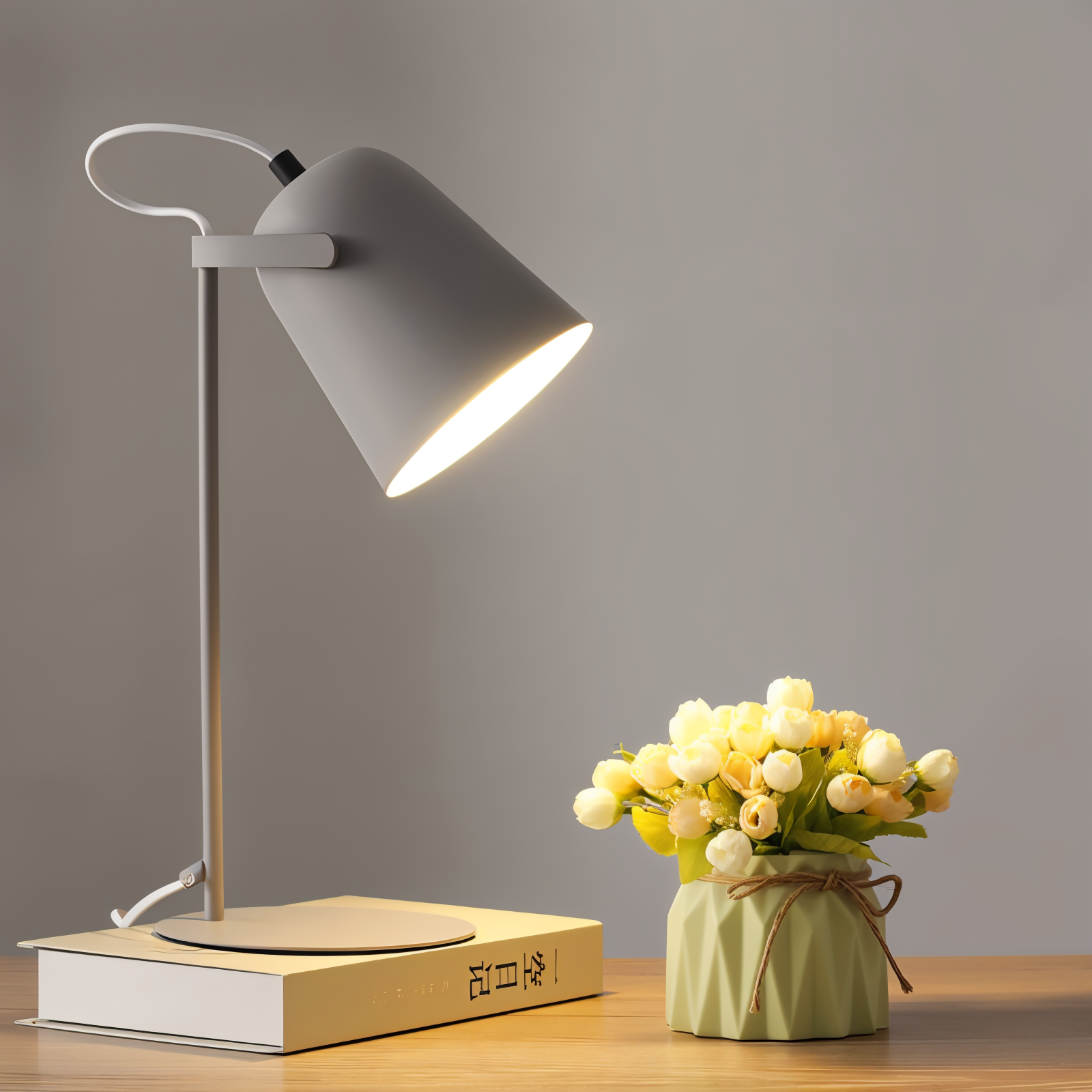 Macaron-skrivbordslampa med justerbar arm | Skandinavisk design – Lamylie