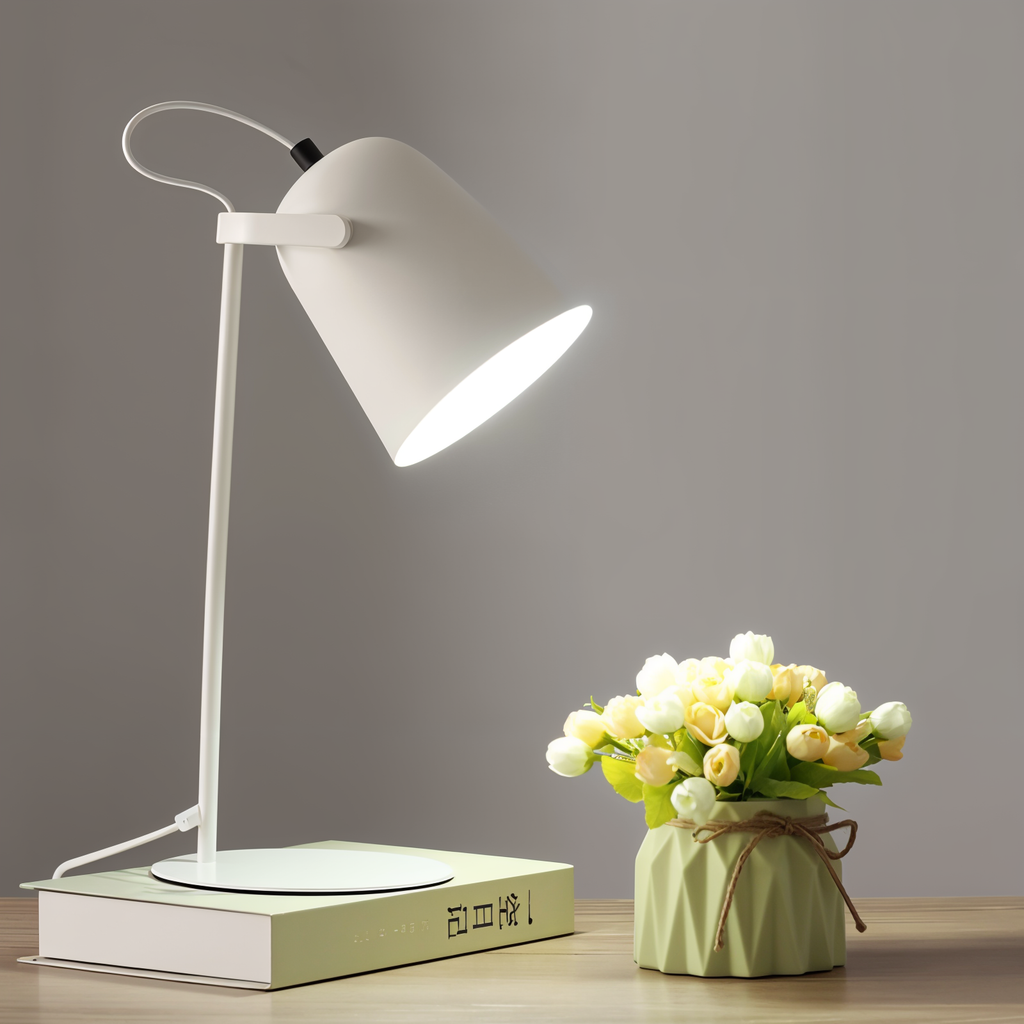 Macaron-skrivbordslampa med justerbar arm | Skandinavisk design – Lamylie