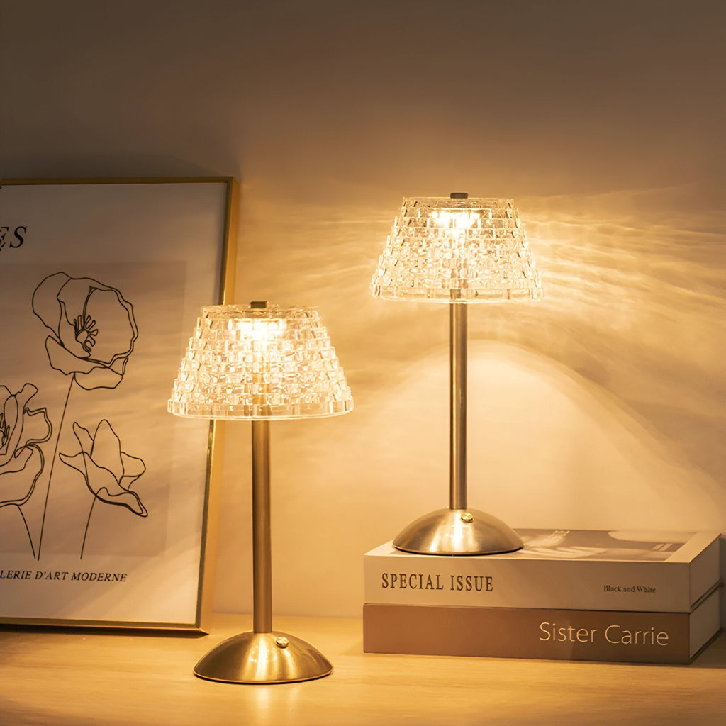 EleGlow - Vintage-Inspired Wireless Table Lamp - Lamylie