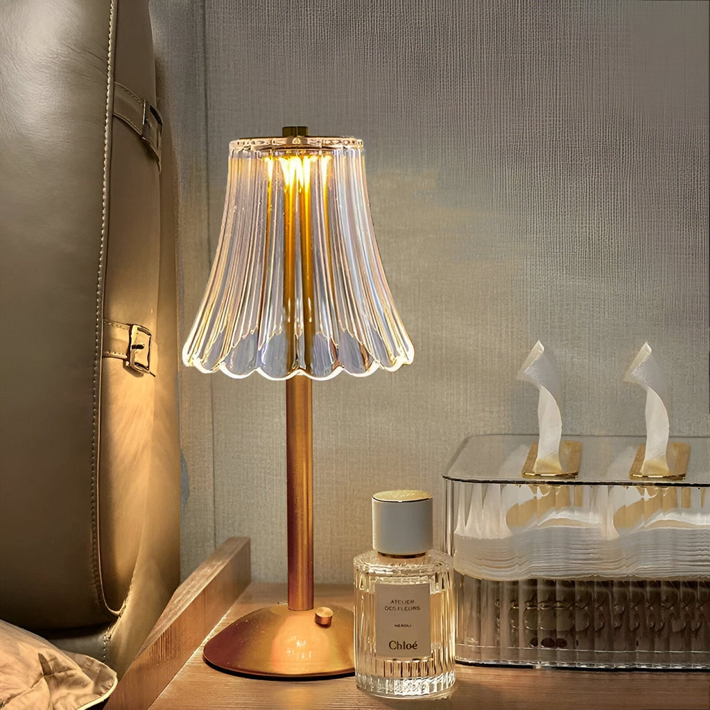 EleGlow - Vintage-Inspired Wireless Table Lamp - Lamylie