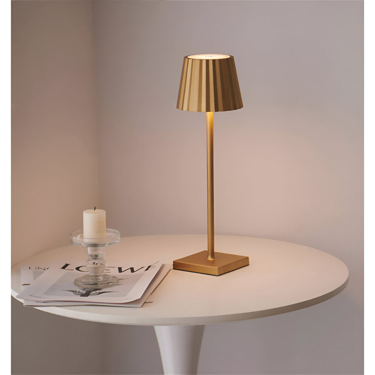 LaminaTouch 2.0 - Dimmable Wireless and Rechargeable Modern LED Table Lamp - Lamylie