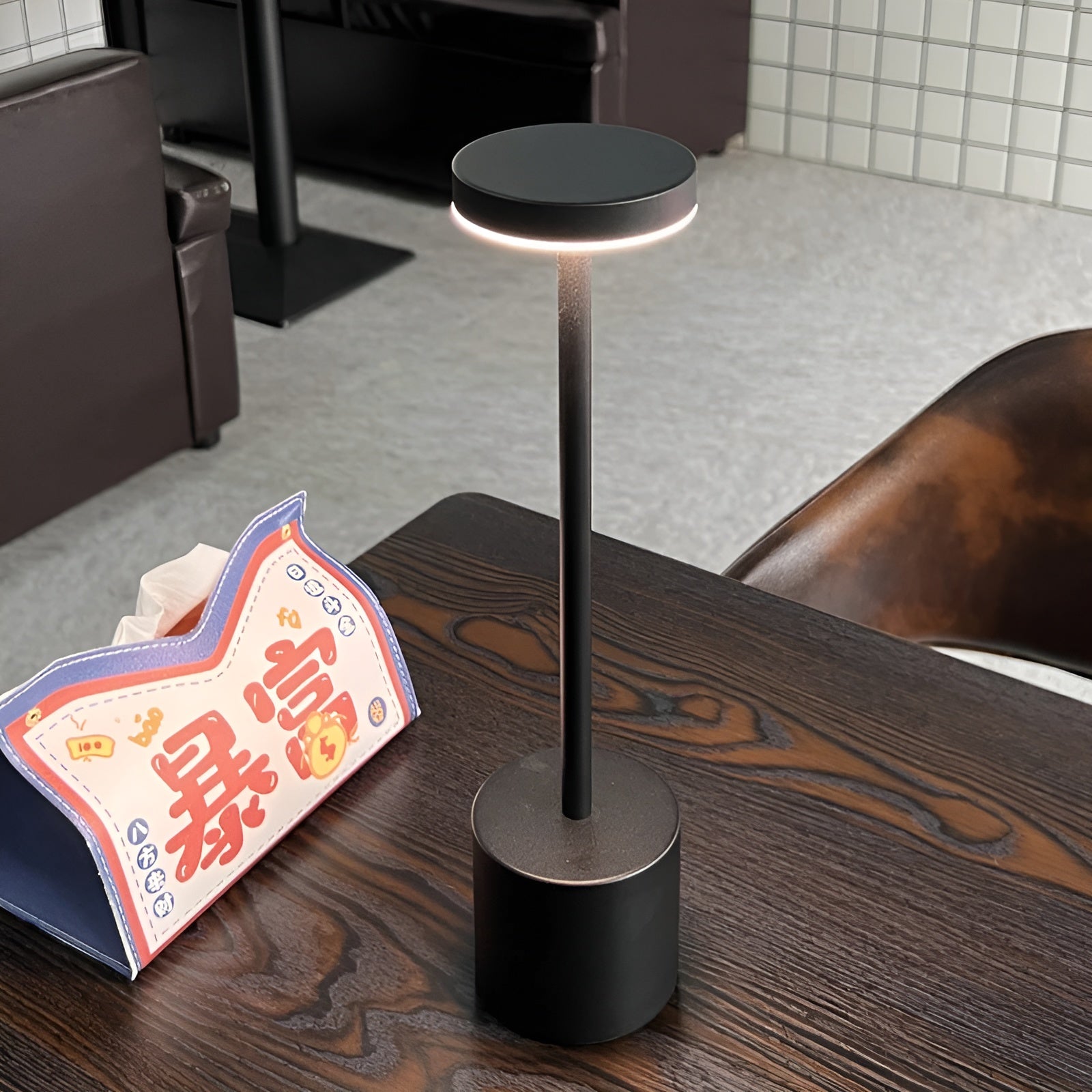 LumoRetro | USB-aufladbare kabellose Retro-Tischlampe - Lamylie