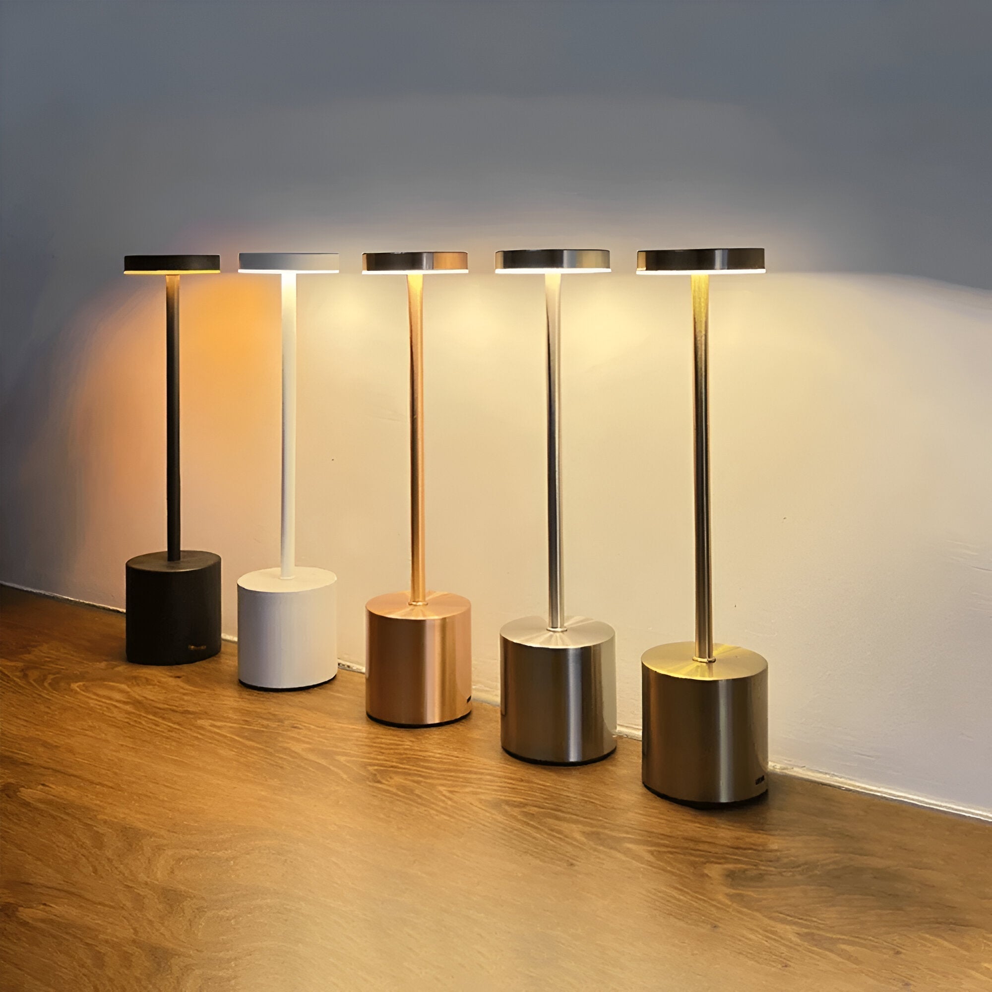 LumoRetro | USB-aufladbare kabellose Retro-Tischlampe - Lamylie