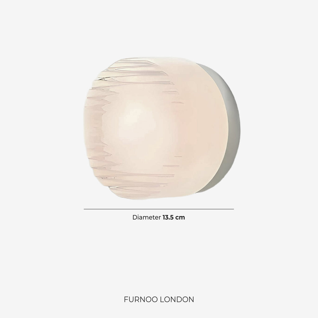 Minimalist LED Wall Lamp Round Aluminum Acrylic Diffuse Light Warm White Modern Design Compact Bedroom Hallway Accent Lighting - Lamylie
