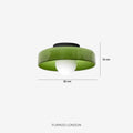 Minimalist Glass Wall and Ceiling Lamp — Modern Lighting for Hallway & Bedroom — Dimmable LED — Ø25 / Ø35 cm - Lamylie