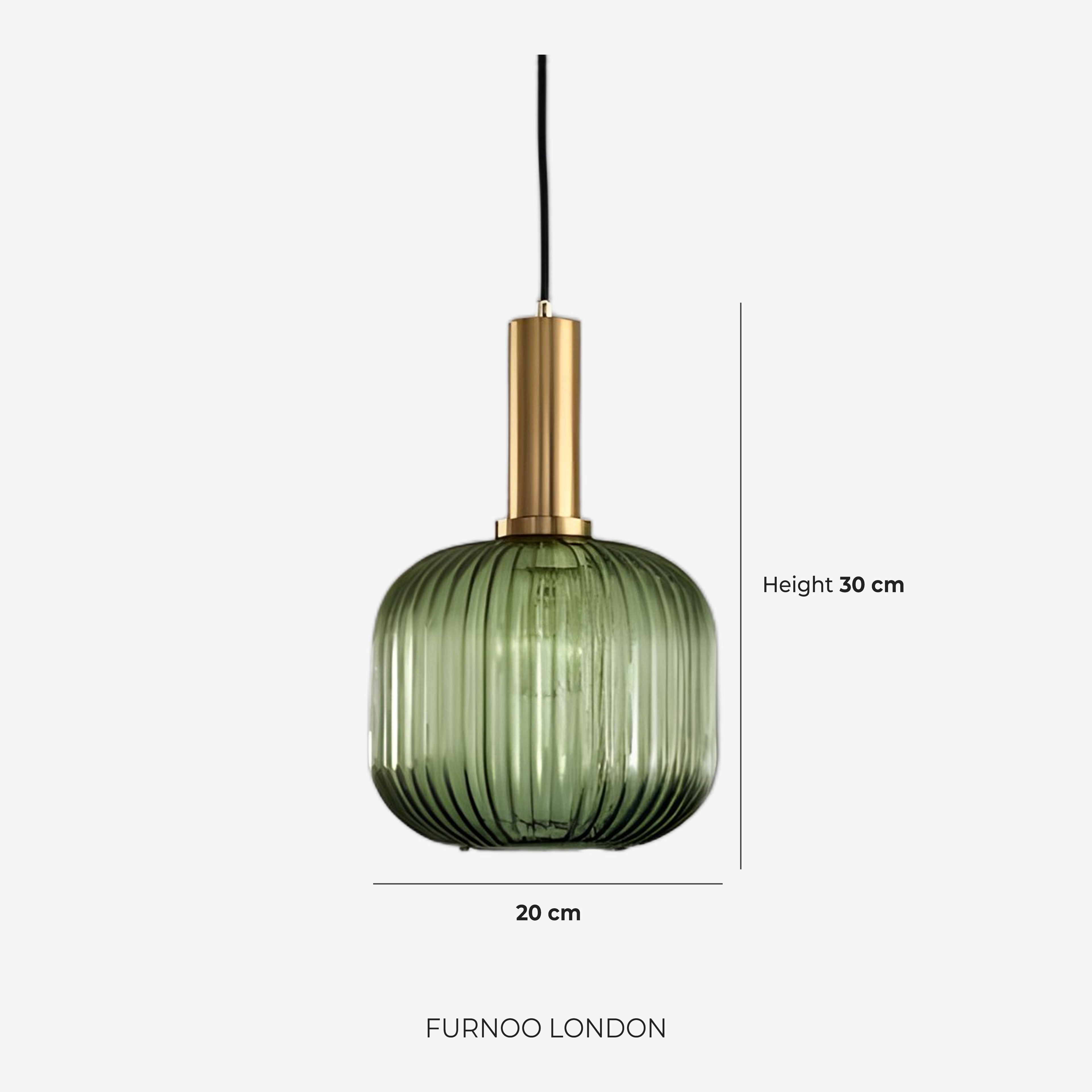CLYDE Modern Pendant Lamp with Colored Glass Shade | Scandinavian Design for Living Room & Dining Room | E27 Socket - Lamylie