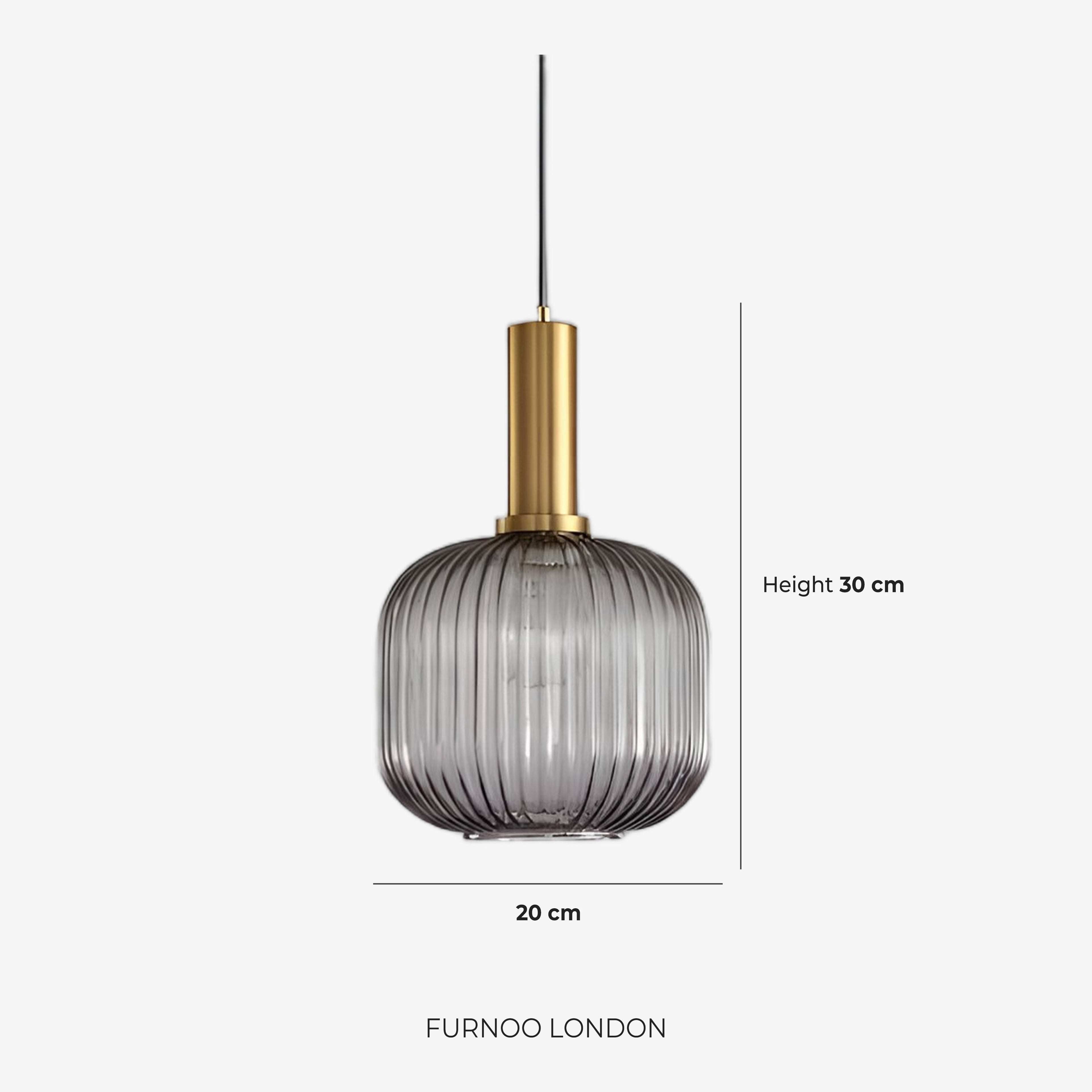 CLYDE Modern Pendant Lamp with Colored Glass Shade | Scandinavian Design for Living Room & Dining Room | E27 Socket - Lamylie