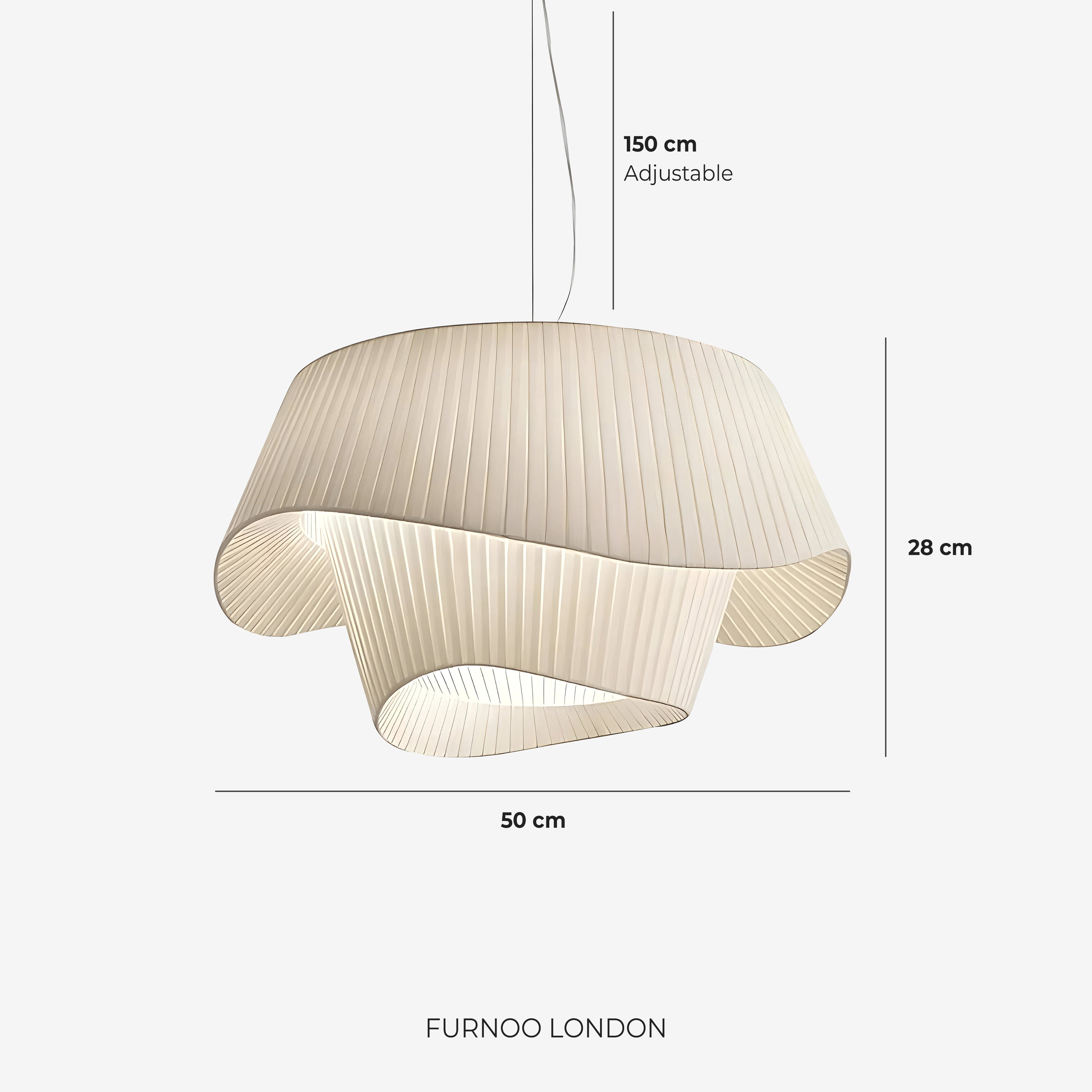 Moderne Tyvek Pendelleuchte Rundes Design Warmweiß Dimmbar Wohnzimmer Esszimmer Schlafzimmer Dekorative Deckenbeleuchtung - Lamylie