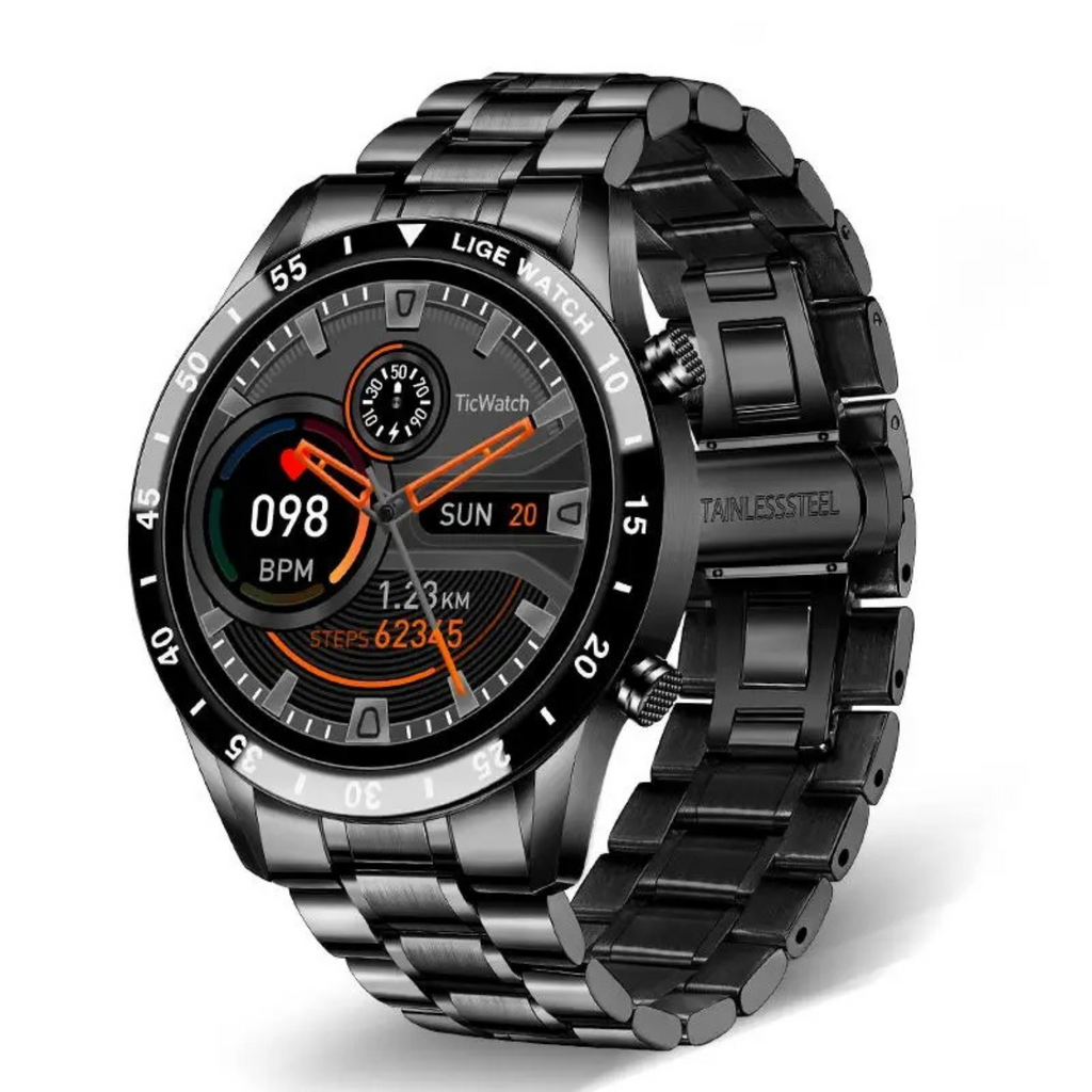 Elegant multifunktionelt smartwatch med stilfuldt design - Lamylie