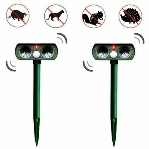Outdoor Animal Deterrent with Solar-Powered Motion Sensor – Infrared Detection for Garden and Yard - Lamylie