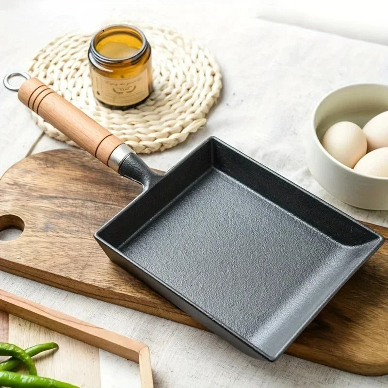 Gusseiserne Pfanne für Tamagoyaki – Japanisches Kochutensil - Lamylie