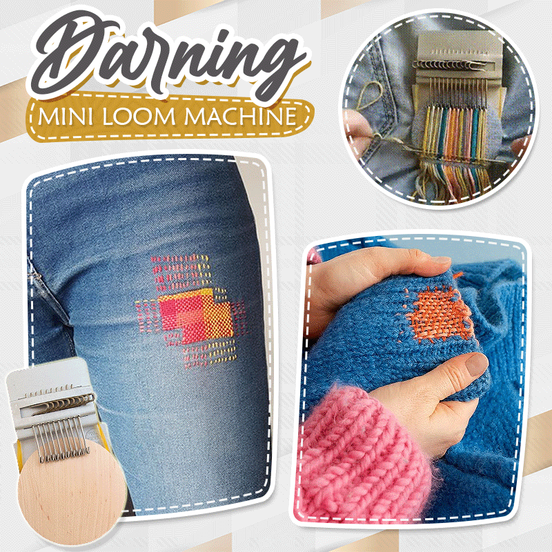 Rammendo dei vestiti | Piccolo telaio da tessitura | Rammendo preciso | ThreadMaster - Lamylie