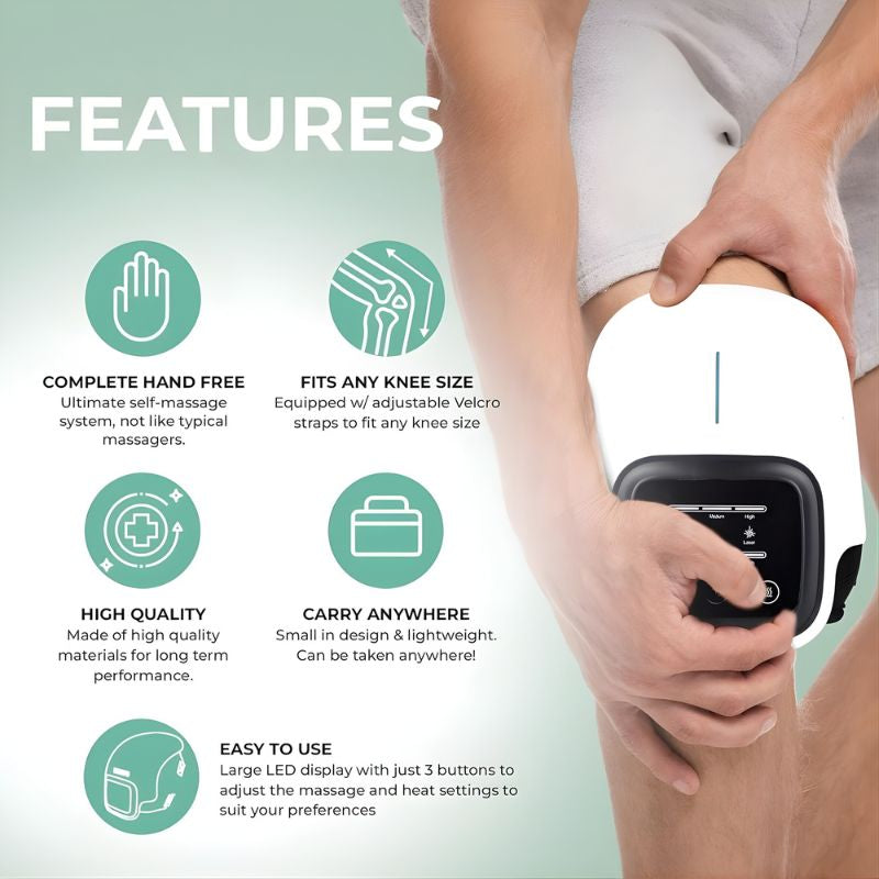 Knee Massage Device for Daily Comfort and Heat Therapy - Lamylie