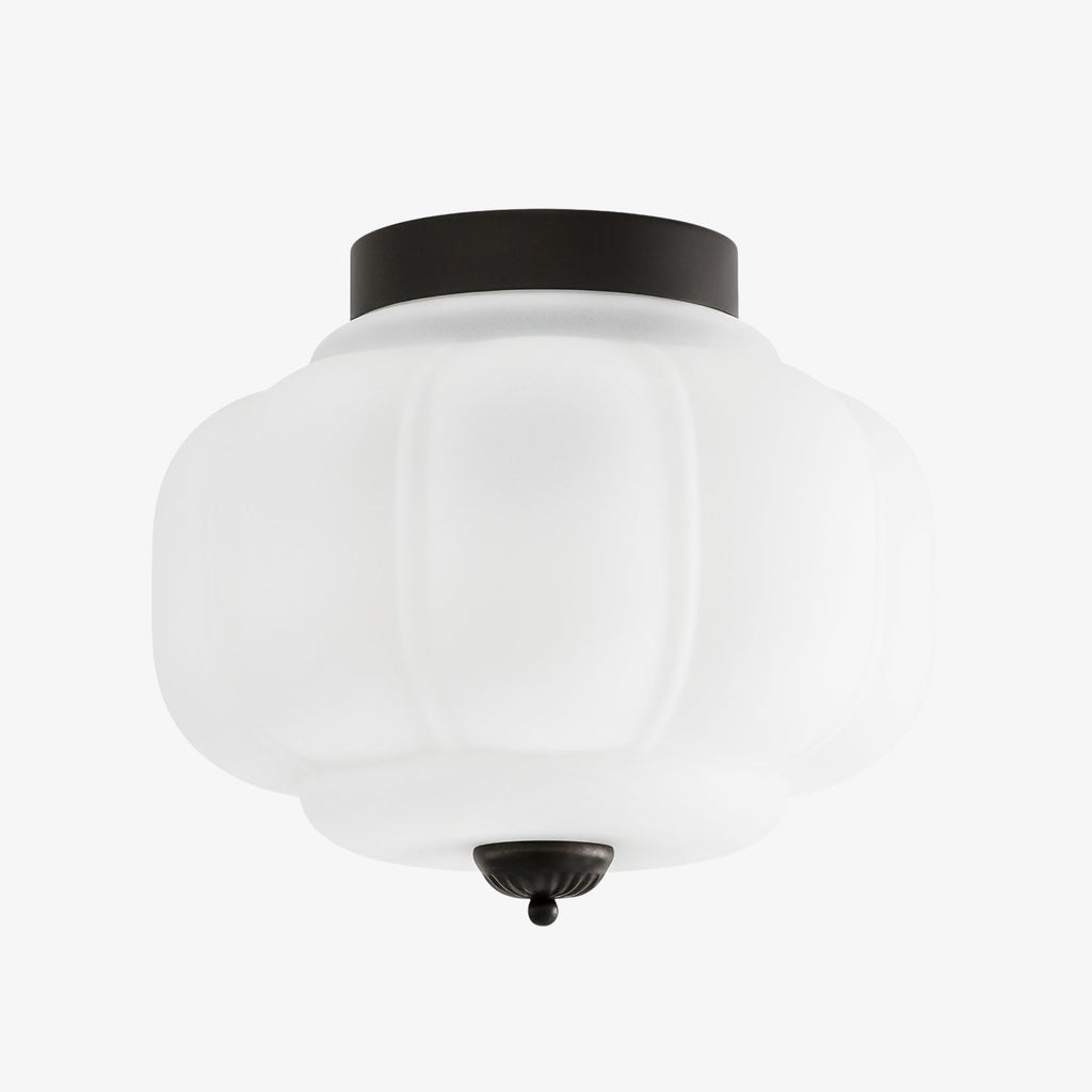 Ceiling Lamp Milk Glass Shade Modern Lighting Scandinavian Style Living Room Dining Room Bedroom Flush Mount - Lamylie