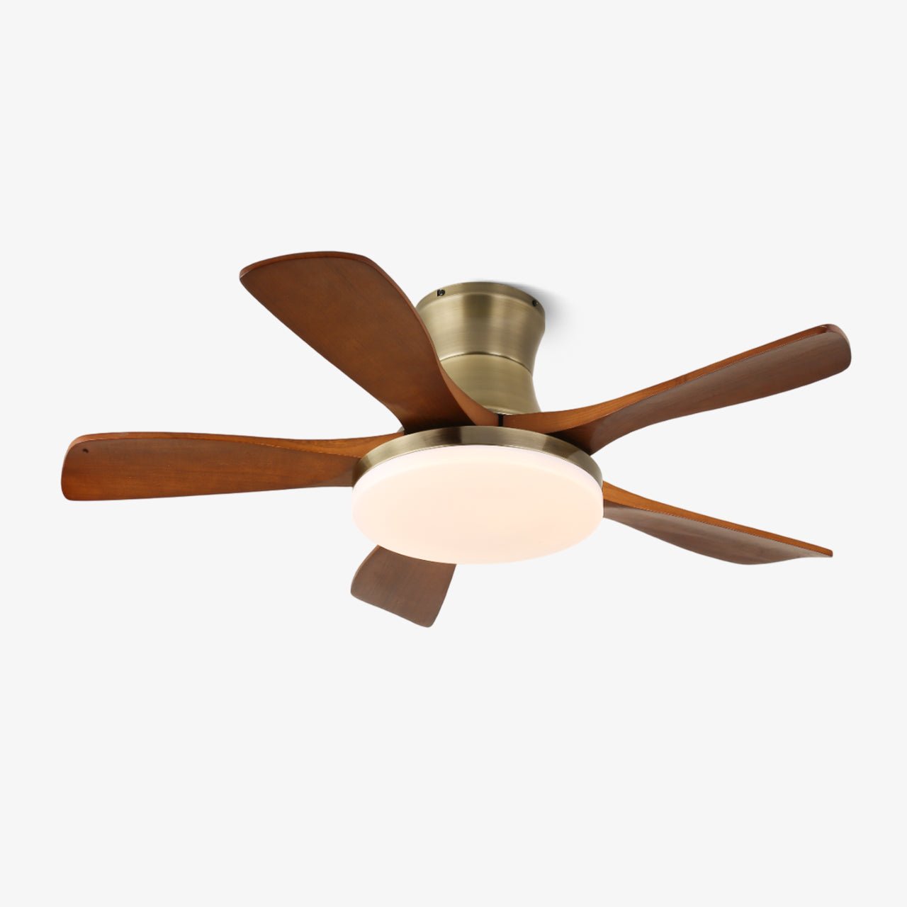Ventilateur de plafond Brevo avec éclairage | Pales en bois naturel et éclairage élégant – Lamylie
