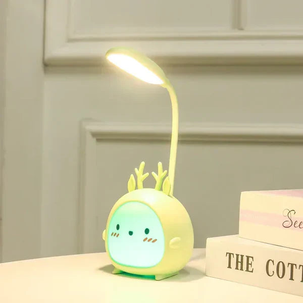 Cartoon LED Tischlampe mit verstellbarem Hals – Sanftes Licht für Augenschonung - Lamylie