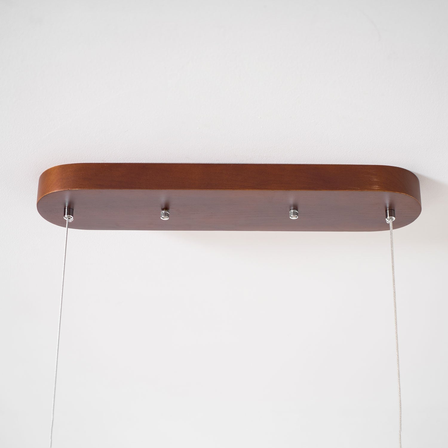 Lineare Holz-Pendelleuchte — Skandinavische LED-Pendelleuchte mit verstellbarer Höhe - Lamylie