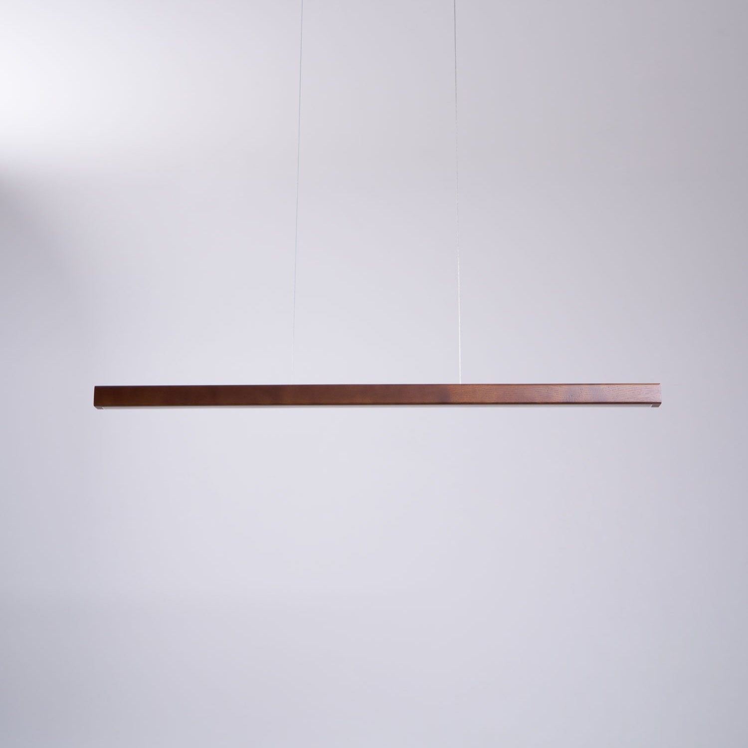 Lineare Holz-Pendelleuchte — Skandinavische LED-Pendelleuchte mit verstellbarer Höhe - Lamylie