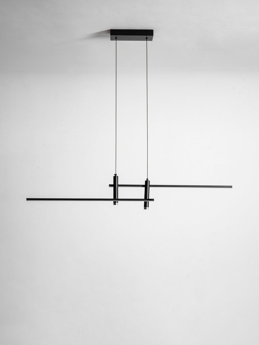 Linear Pendant Lamp Kitchen Island • 90/120/150cm • Integrated LED • Warm White/Neutral/Cool White • Dimmable Option • Black/Gold • Kitchen Island Above Table - Lamylie