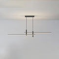 Linear Pendant Lamp Kitchen Island • 90/120/150cm • Integrated LED • Warm White/Neutral/Cool White • Dimmable Option • Black/Gold • Kitchen Island Above Table - Lamylie