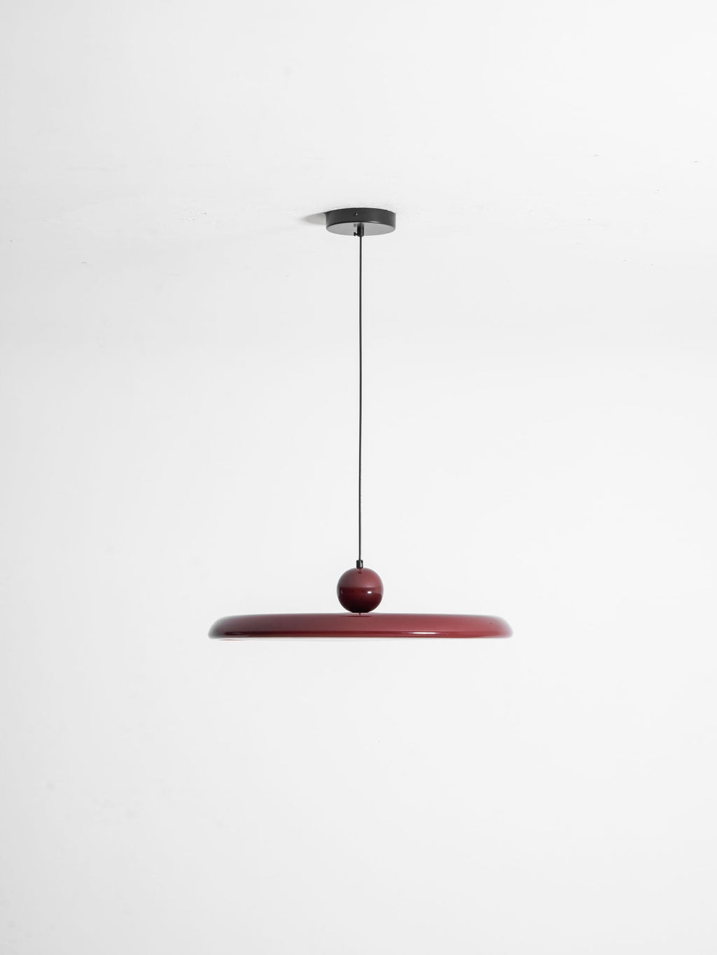 Lampada a sospensione LED rotonda Lola | Design minimalista con disco in metallo e acrilico | Dimmerabile | Ø30/40/50 cm | 3 temperature di colore | Cavo regolabile da 150 cm - Lamylie