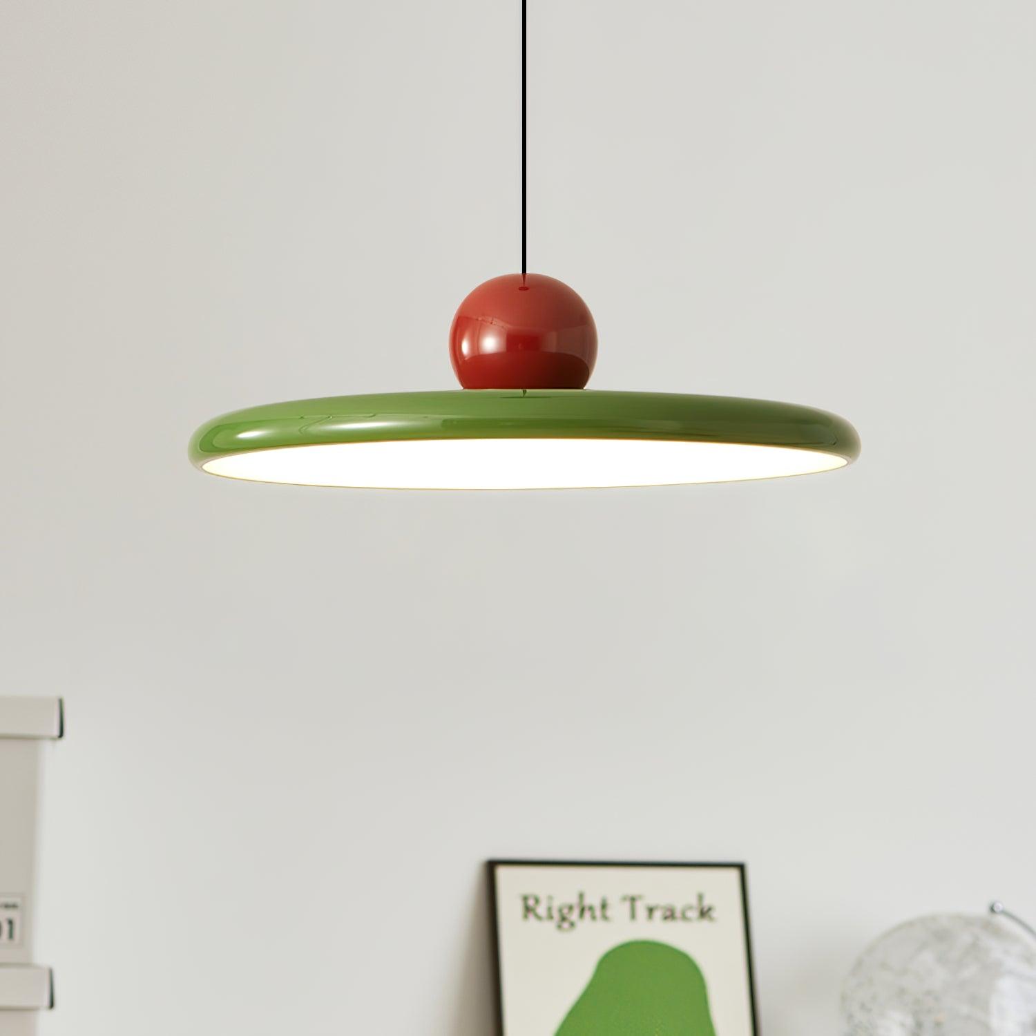 Lampada a sospensione LED rotonda Lola | Design minimalista con disco in metallo e acrilico | Dimmerabile | Ø30/40/50 cm | 3 temperature di colore | Cavo regolabile da 150 cm - Lamylie