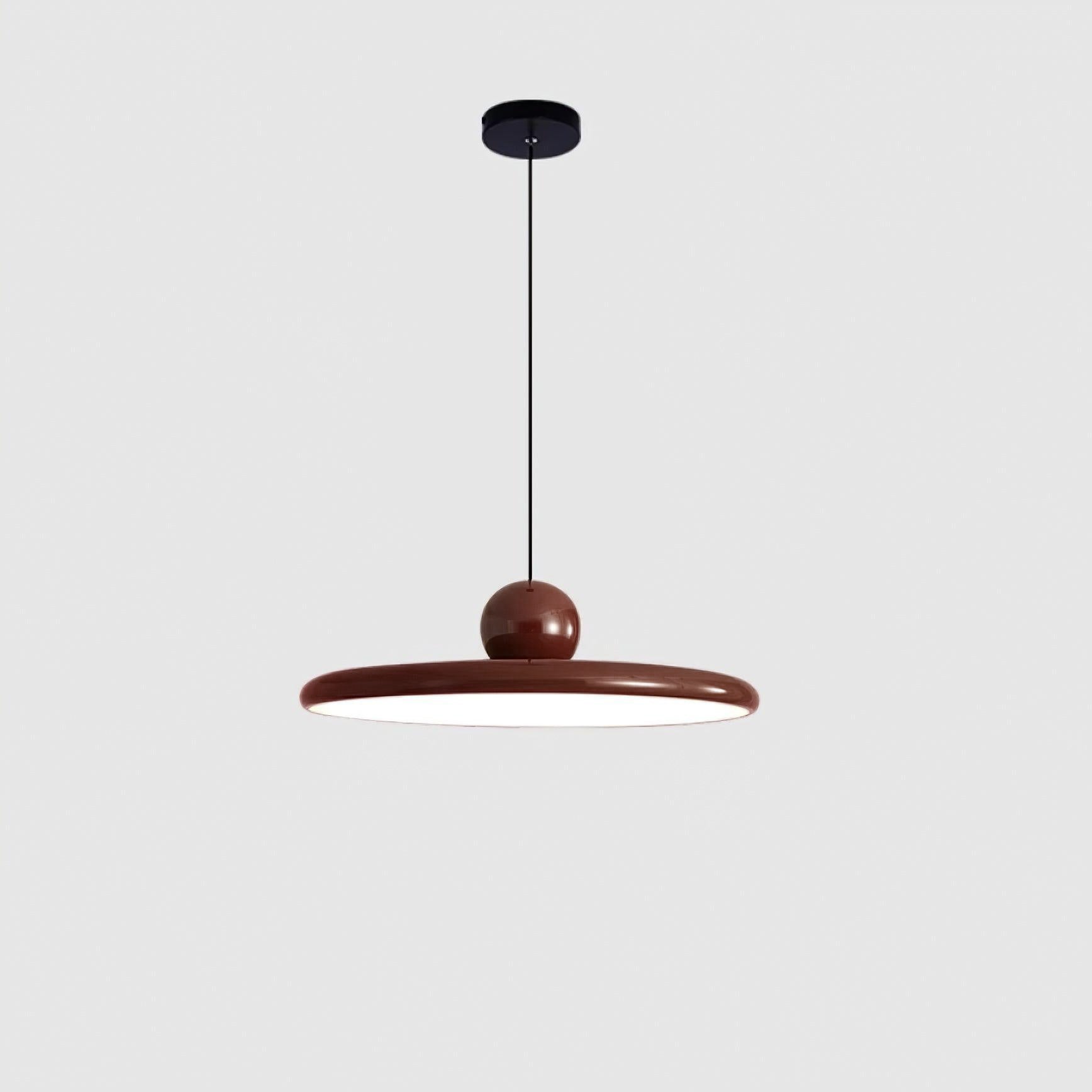 Kulatá LED závěsná lampa Lola | minimalistický design z kovového a akrylátového disku | stmívatelná | Ø30/40/50cm | 3 teploty chromatičnosti | nastavitelný kabel 150cm – Lamylie