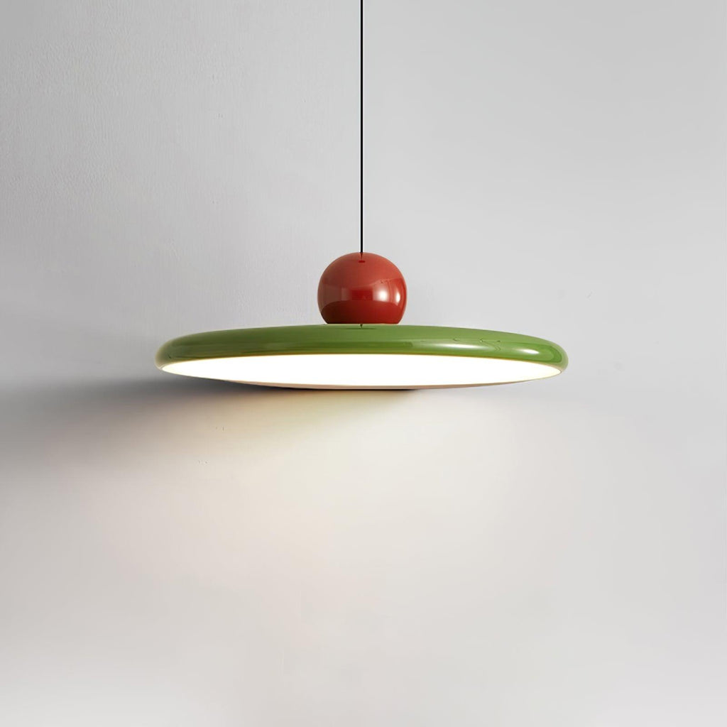 Lampada a sospensione LED rotonda Lola | Design minimalista con disco in metallo e acrilico | Dimmerabile | Ø30/40/50 cm | 3 temperature di colore | Cavo regolabile da 150 cm - Lamylie