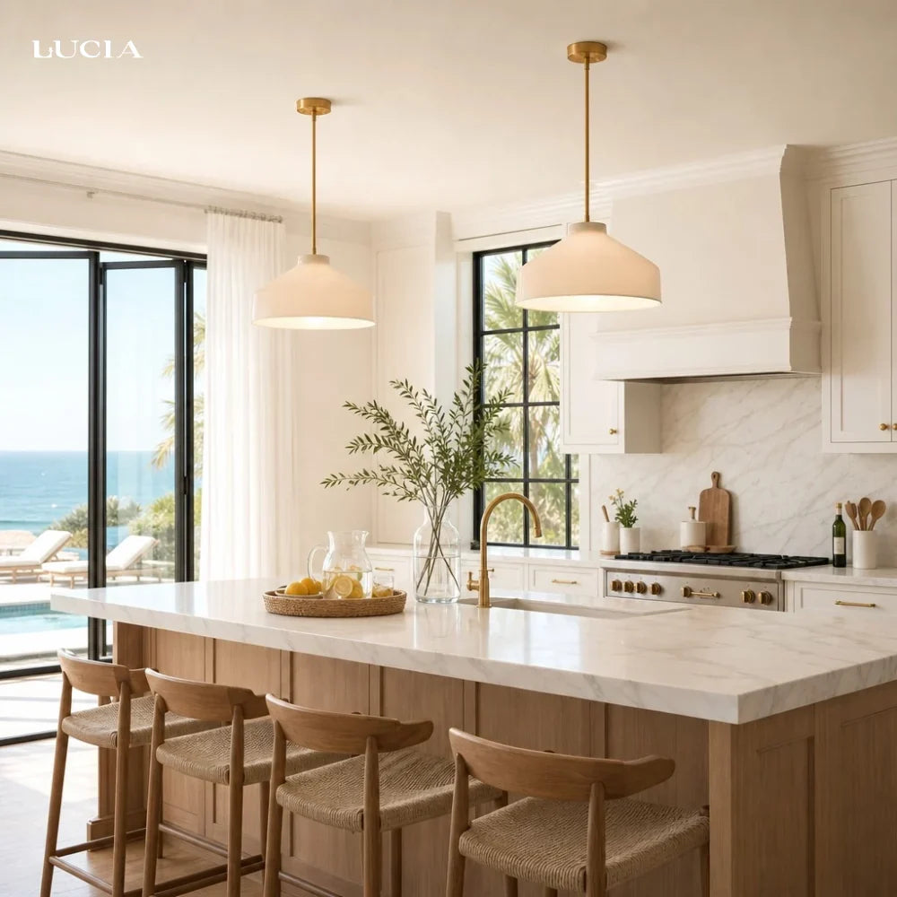 Lampada da soffitto minimalista con finitura opaca | Colori Morandi | Design scandinavo - Lamylie