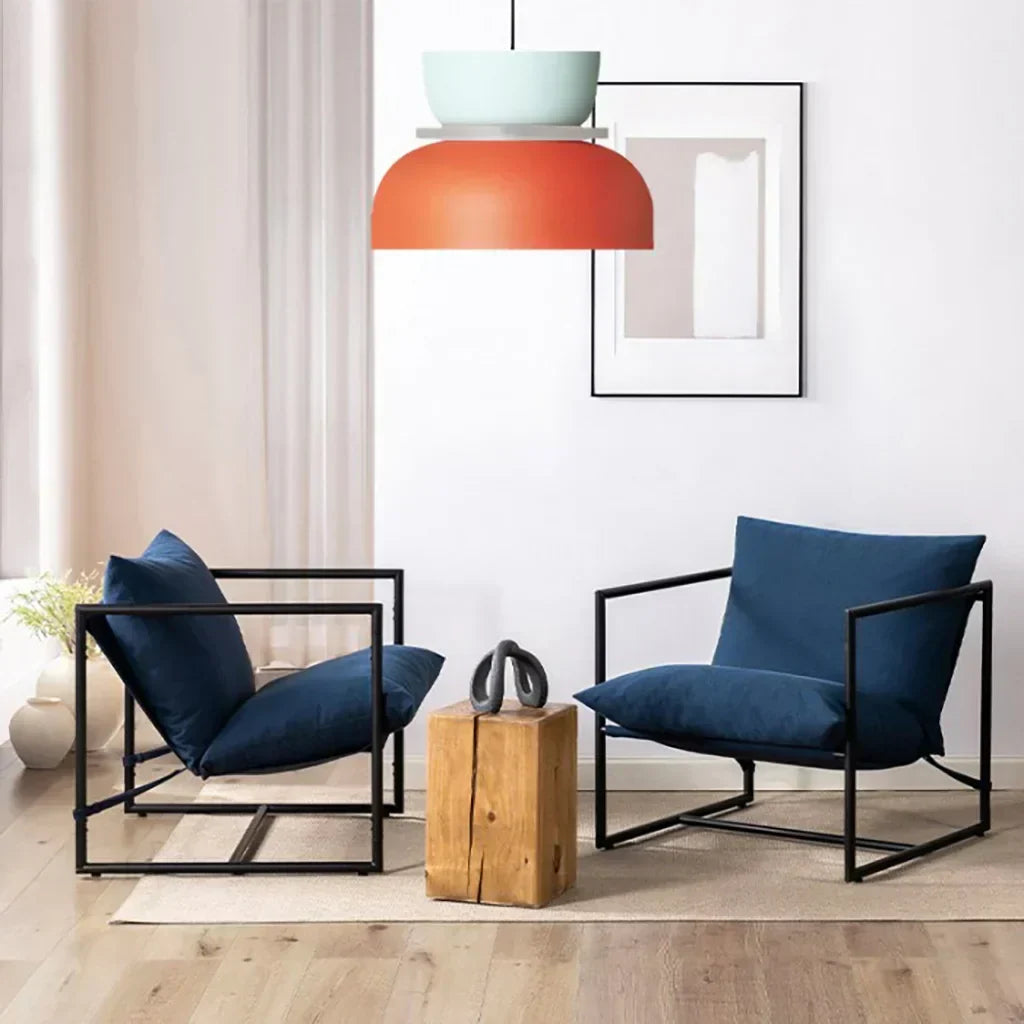 Acrylic Pendant Lamp Nyra Multicolored Lampshade Spherical with E27 Socket Three Lighting Modes - Lamylie