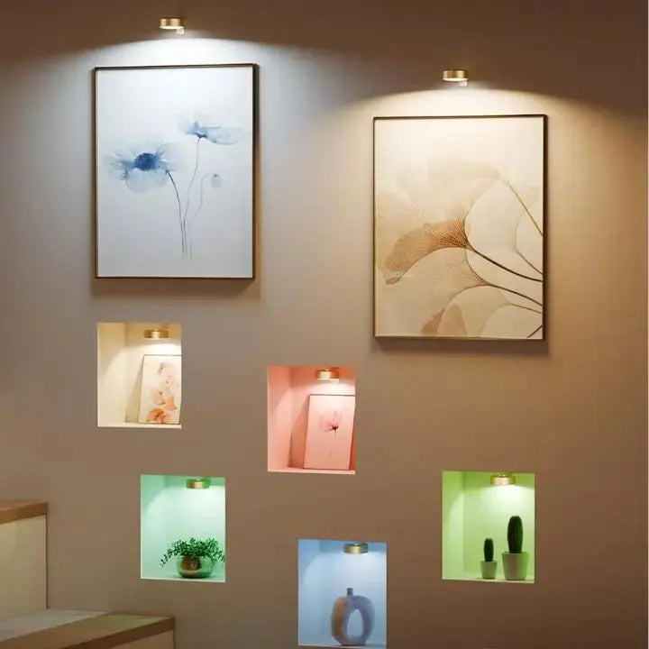 Magnetische LED-Leuchte zur stilvollen Beleuchtung von Kunstwerken – Lamylie