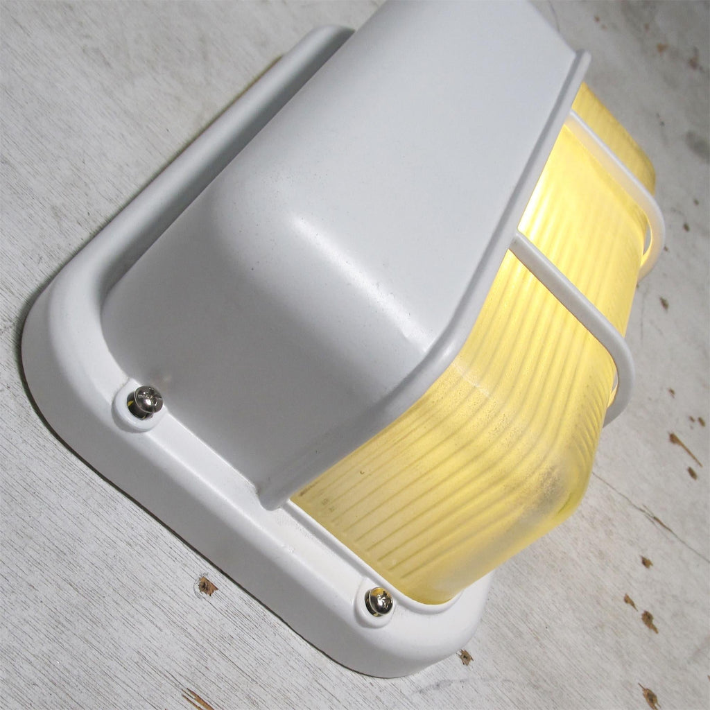 Vintage Outdoor Lamp Brass with Glass Shade - Wall Lighting for Terrace & Garden - Lamylie