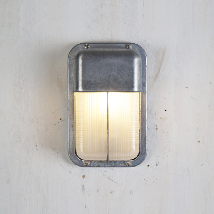 Vintage Outdoor Lamp Brass with Glass Shade - Wall Lighting for Terrace & Garden - Lamylie