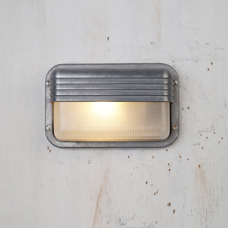 Vintage Outdoor Lamp Brass with Glass Shade - Wall Lighting for Terrace & Garden - Lamylie