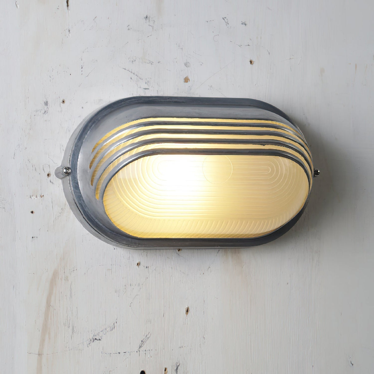 Vintage Outdoor Lamp Brass with Glass Shade - Wall Lighting for Terrace & Garden - Lamylie