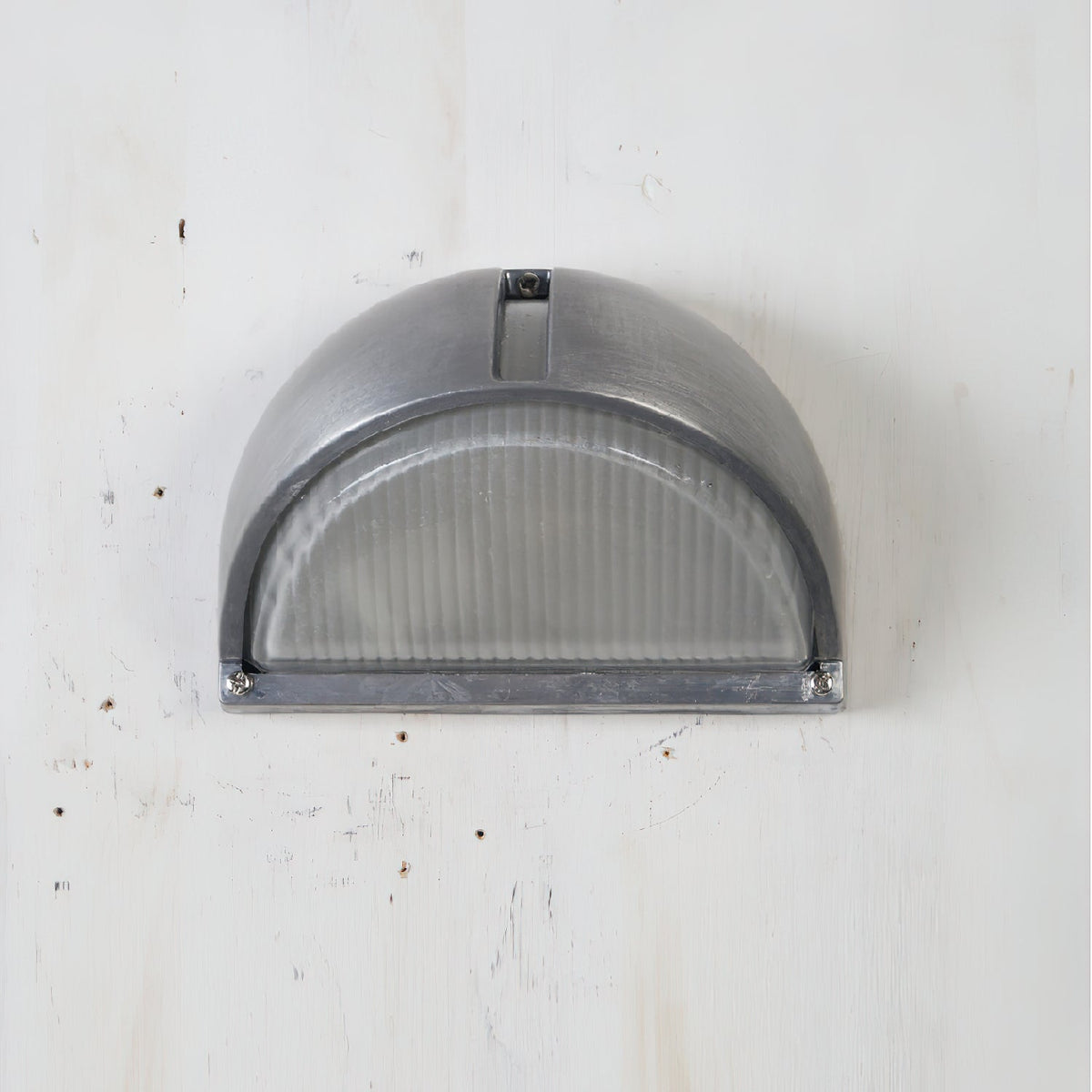 Vintage Outdoor Lamp Brass with Glass Shade - Wall Lighting for Terrace & Garden - Lamylie